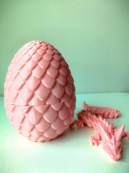 3D Printed Dragon in Eggs