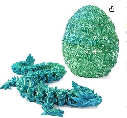 3D Printed Dragon in Eggs