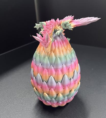 3D Printed Dragon in Eggs