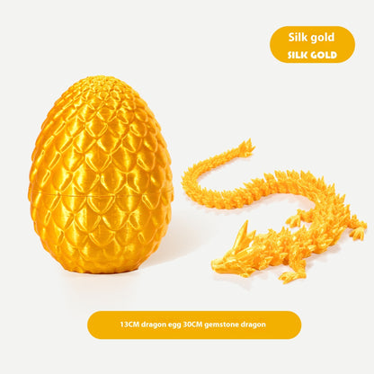 3D Printed Dragon in Eggs