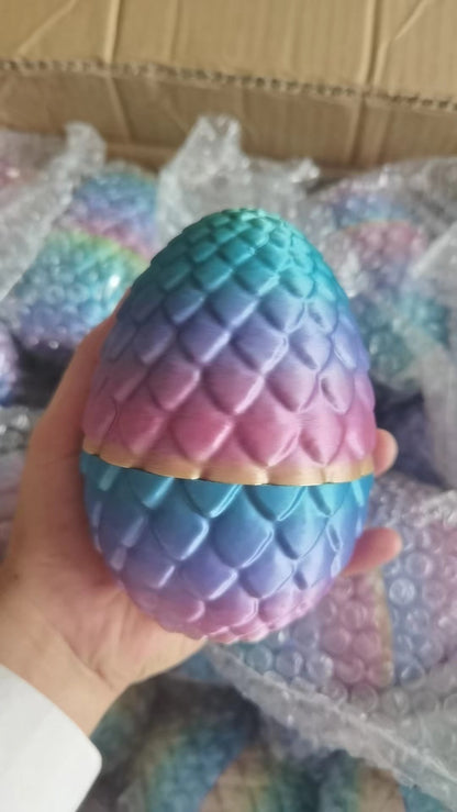 3D Printed Dragon in Eggs