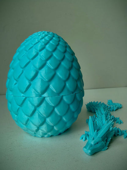 3D Printed Dragon in Eggs