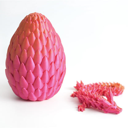 3D Printed Dragon in Eggs