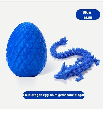 3D Printed Dragon in Eggs