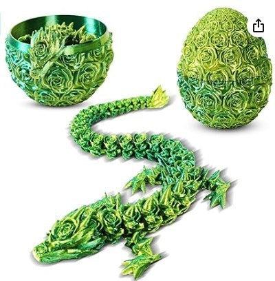 3D Printed Dragon in Eggs