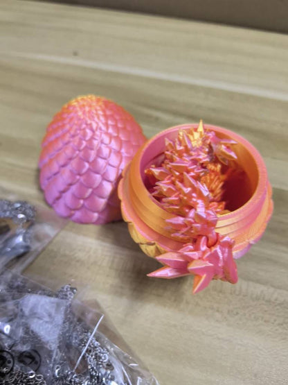 3D Printed Dragon in Eggs