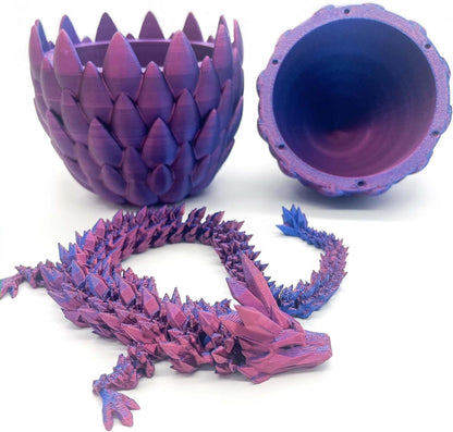 3D Printed Dragon in Eggs